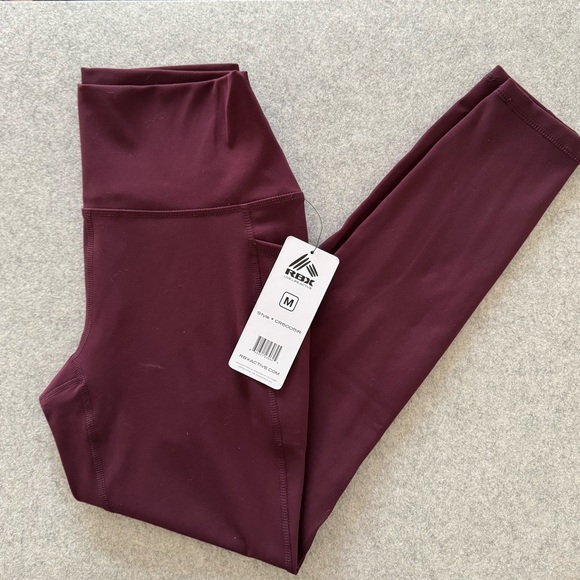RBX Pants - RBX Maroon High-Waist Leggings